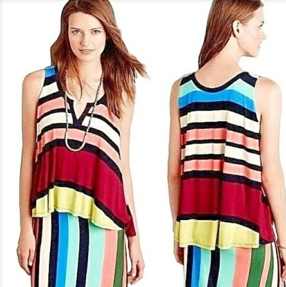 Anthropologie Maeve Layered Davina dress